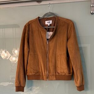 Jack by BB Dakota Brown Bomber Jacket
